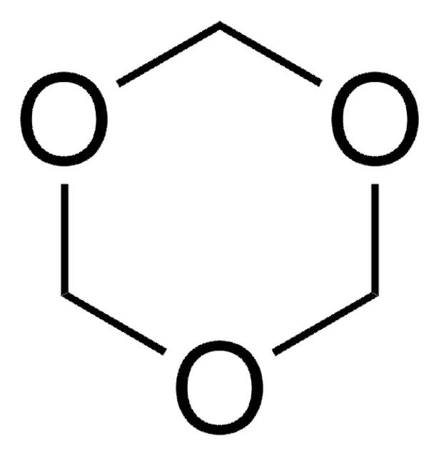 1,3,5-trioxane structure, CAS 110-88-3