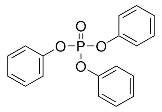 Triphenyl phosphate structure, CAS 115-86-6