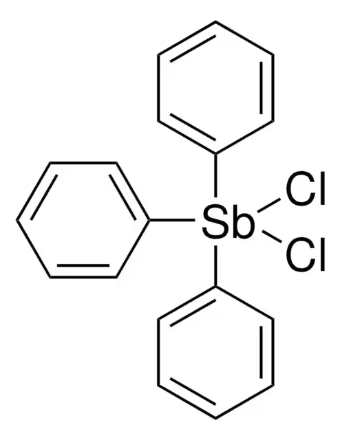 Triphenylantimony dichloride structure, CAS 594-31-0