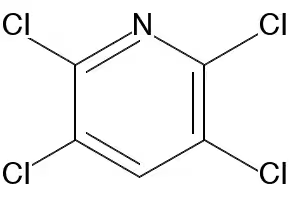 2,3,5,6-Tetrachloropyridine structure, CAS 2402-79-1