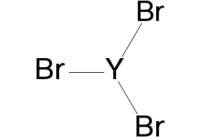Yttrium bromide structure, CAS 13469-98-2