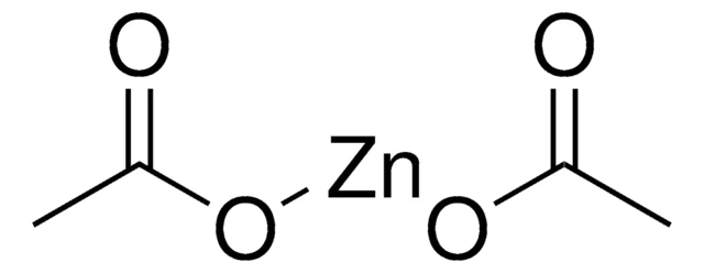 Zinc acetate structure, CAS 557-34-6