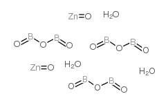Zinc borate structure, CAS 1332-07-6