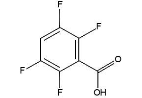 2,3,5,6-Tetrafluorobenzoic acid structure, CAS 652-18-6