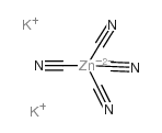 Zinc potassium cyanide structure, CAS 14244-62-3