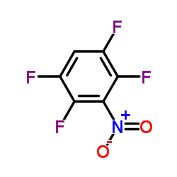 2,3,5,6-Tetrafluoronitrobenzene structure, CAS 6257-03-0