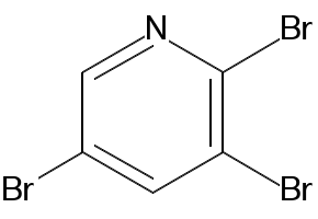 2,3,5-Tribromopyridine structure, CAS 75806-85-8