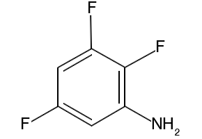 2,3,5-Trifluoroaniline structure, CAS 363-80-4