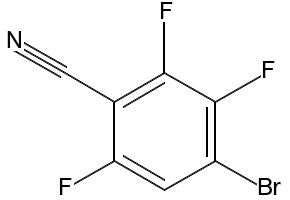 2,3,6-Trifluorobenzonitrile structure, CAS 136514-17-5