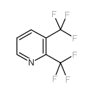 2,3-Bis(trifluoromethyl)pyridine structure, CAS 1644-68-4
