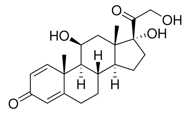 Prednisolone structure, CAS 50-24-8