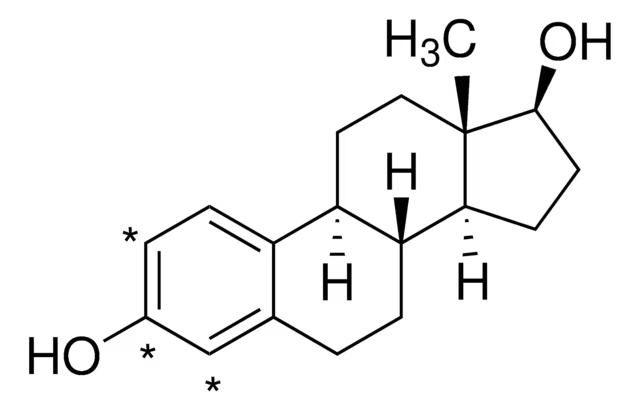 Estradiol structure, CAS 50-28-2