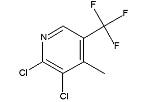 2,3-Dichloro-4-(trifluoromethyl)toluene structure, CAS 115571-58-9
