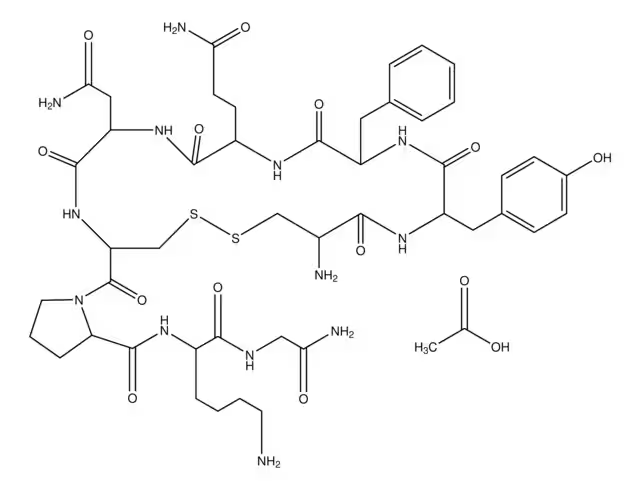 Lypressin structure, CAS 50-57-7