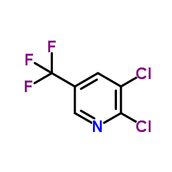 2,3-Dichloro-5-trifluoromethylpyridine structure, CAS 69045-84-7