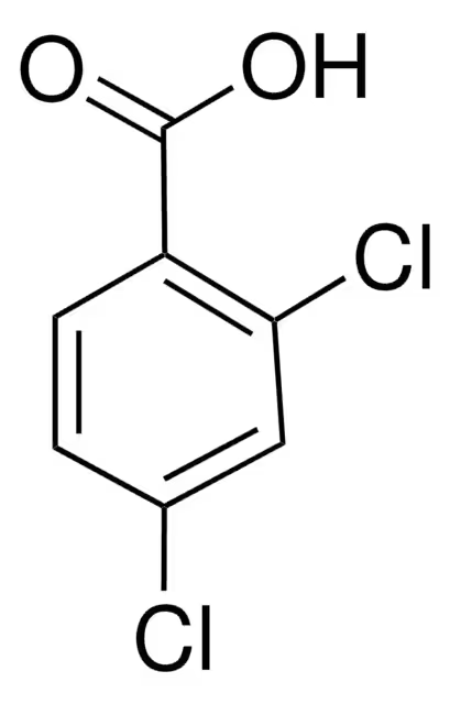 2,4-Dichlorobenzoic acid structure, CAS 50-84-0