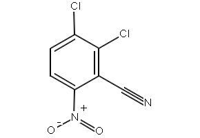 2,3-Dichloro-6-nitrobenzonitrile structure, CAS 2112-22-3