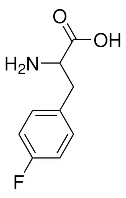 DL-4-Fluorophenylalanine structure, CAS 51-65-0