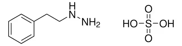 Phenelzine structure, CAS 51-71-8
