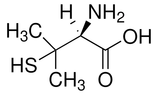 D-(-)-Penicillamine structure, CAS 52-67-5