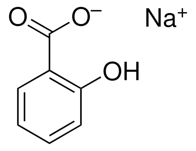 Sodium salicylate structure, CAS 54-21-7