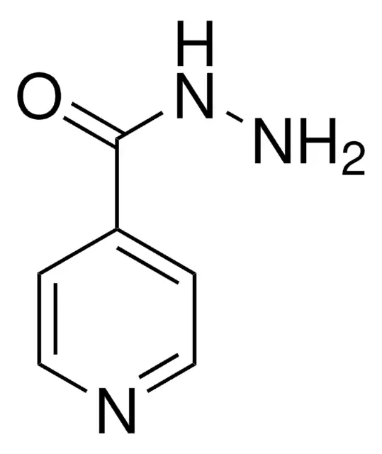 Isoniazid structure, CAS 54-85-3