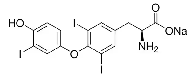 Liothyronine sodium structure, CAS 55-06-1