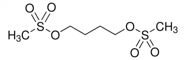 Busulfan structure, CAS 55-98-1