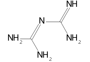 Biguanide structure, CAS 56-03-1