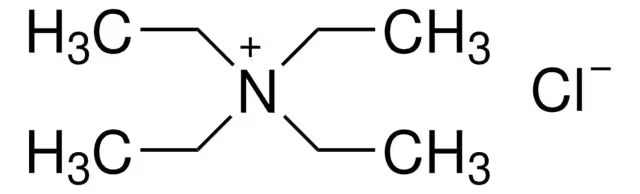 Tetraethyl ammonium chloride structure, CAS 56-34-8