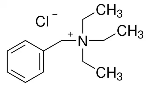 Benzyltriethylammonium chloride structure, CAS 56-37-1