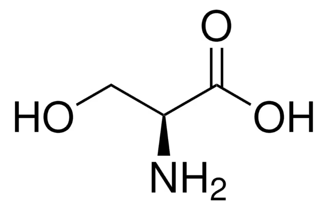 L-Serine structure, CAS 56-45-1