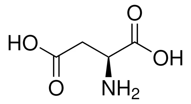 L-Aspartic acid structure, CAS 56-84-8