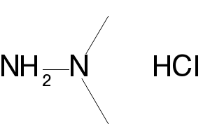 1,1-Dimethylhydrazine structure, CAS 57-14-7