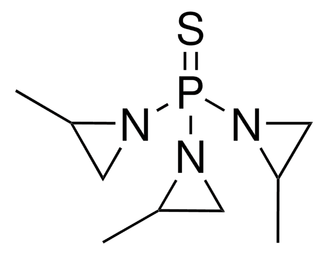 Tris(2-methyl-1-aziridinyl)phosphine oxide structure, CAS 57-39-6