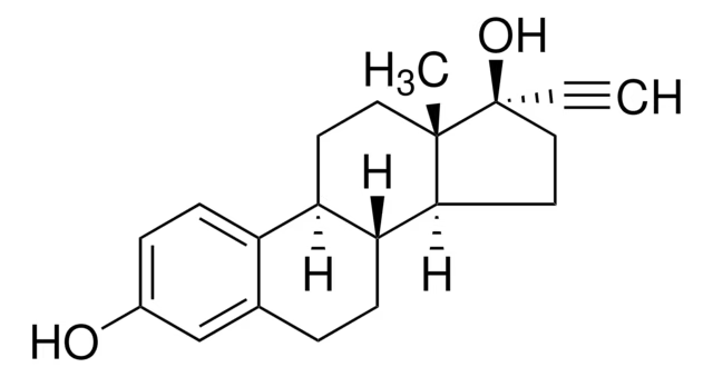 Ethynyl estradiol structure, CAS 57-63-6