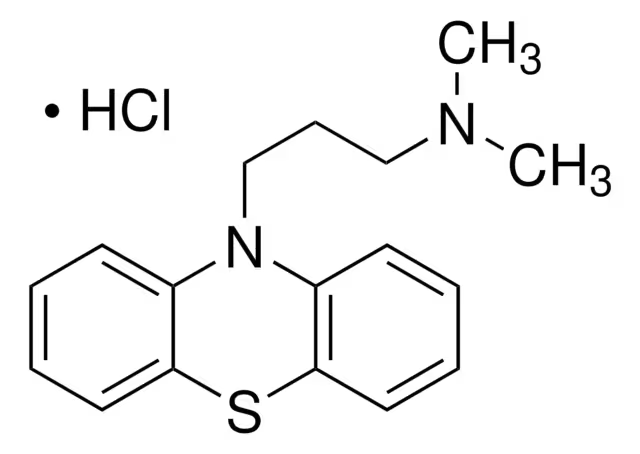Promazine structure, CAS 58-40-2