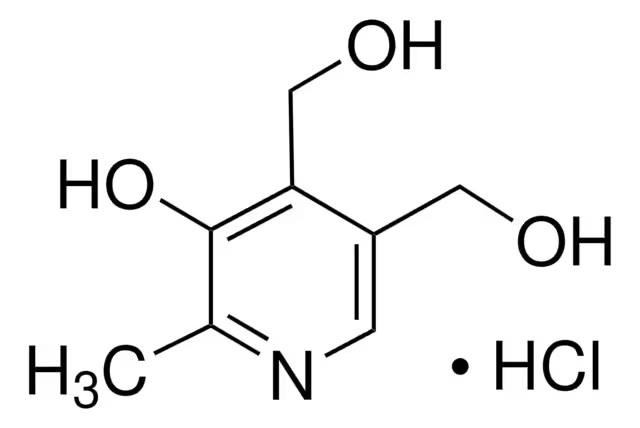 Pyridoxine hydrochloride structure, CAS 58-56-0
