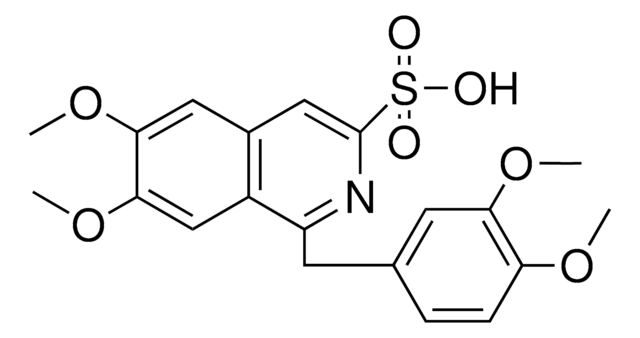 Papaverine structure, CAS 58-74-2