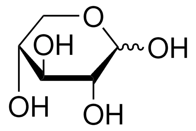 D(+)-Xylose structure, CAS 58-86-6