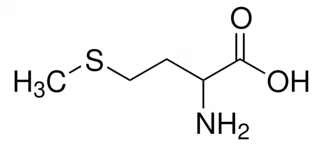 DL-Methionine structure, CAS 59-51-8