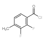 2,3-Difluoro-4-methylbenzoyl chloride structure, CAS 261763-38-6