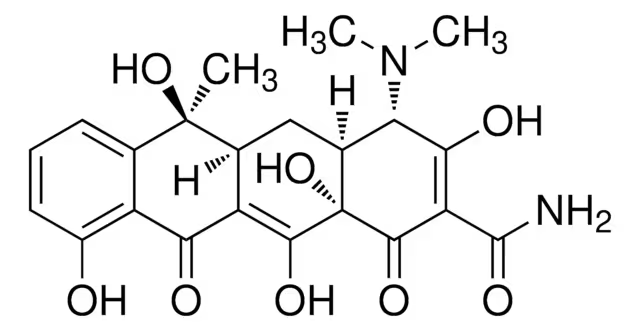 Tetracycline structure, CAS 60-54-8