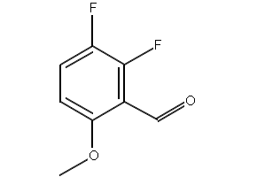 2,3-Difluoro-6-methoxybenzaldehyde structure, CAS 187543-87-9