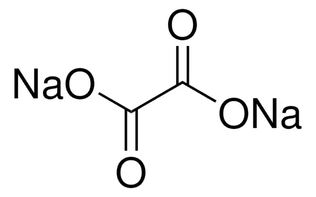 Sodium oxalate structure, CAS 62-76-0
