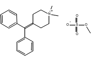 Diphemanil mesylate structure, CAS 62-97-5