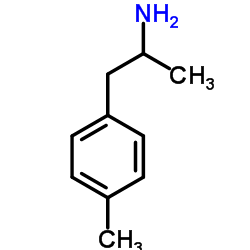 4-Methylamphetamine; P-METHYLAMPHETAMINE structure, CAS 64-11-9
