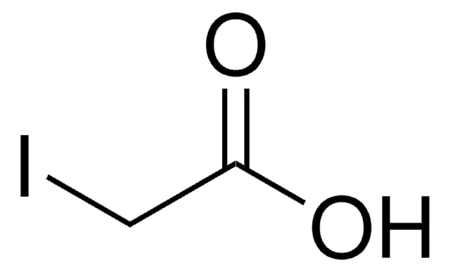 Iodoacetic acid structure, CAS 64-69-7