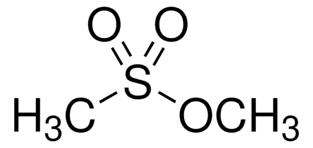 Methyl methanesulfonate structure, CAS 66-27-3