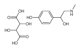 Synephrine tartrate structure, CAS 67-04-9
